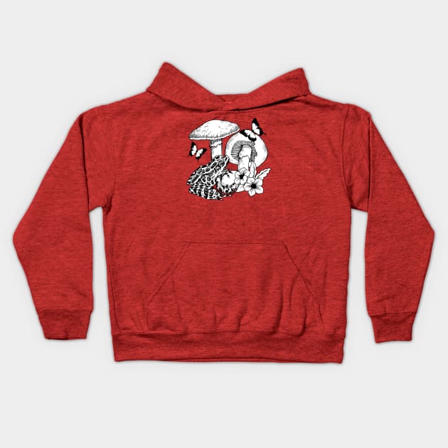 Goblincore Kids Hoodie by valentinahramov